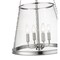 Z-Lite Prescott 4 Light Pendant, Polished Nickel & Clear 341P18-PN - alternate 2